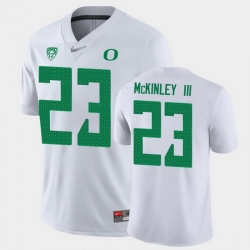 Men Oregon Ducks Verone Mckinley Iii Game White College Football Jersey