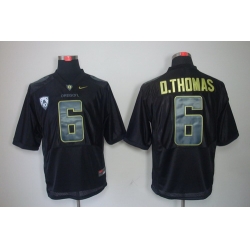 NEW Oregon Ducks De'Anthony Thomas 6 Black Pro Combat Pac-12 2012 NCAA Jerseys