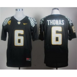 Oregon Ducks 6 De'Anthony Thomas Black Elite Pac-12 2012 NCAA Jersey