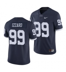 penn state nittany lions coziah izzard navy limited men's jersey