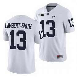 penn state nittany lions keandre lambert smith white college football men jersey