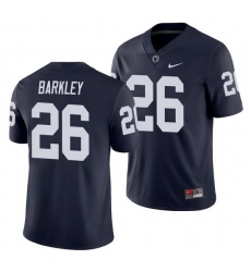 penn state nittany lions saquon barkley navy college football men's jersey