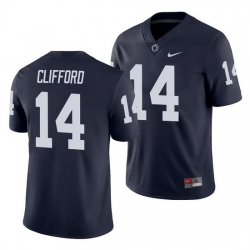 penn state nittany lions sean clifford navy college football men's jersey