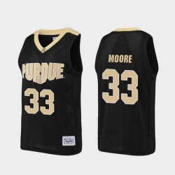 Men Purdue Boilermakers E'Twaun Moore Alumni Black Basketball Jersey