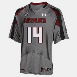 Men South Carolina Gamecocks Connor Shaw College Football Gray Jersey