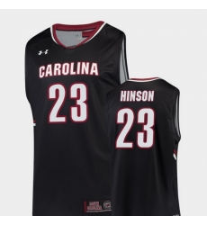 Men South Carolina Gamecocks Evan Hinson Black Replica College Basketball Jersey