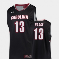 Men South Carolina Gamecocks Felipe Haase Black Replica College Basketball Jersey