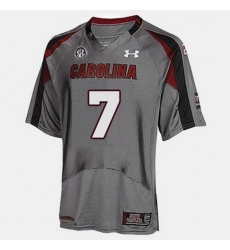 Men South Carolina Gamecocks Jadeveon Clowney College Football Gray Jersey