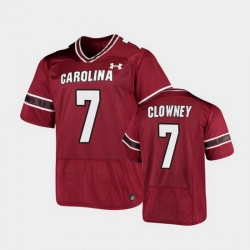 Men South Carolina Gamecocks Jadeveon Clowney Replica Garnet Football Jersey