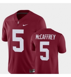 Men Stanford Cardinal Christian Mccaffrey Cardinal Alumni Football Game Player Jersey