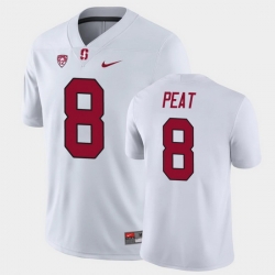 Men Stanford Cardinal Nathaniel Peat Game White College Football Jersey