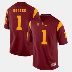 Men Usc Trojans Darreus Rogers Pac 12 Game Red Jersey