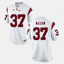 Men Usc Trojans Javorius Allen Pac 12 Game White Jersey