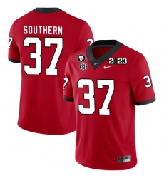 Men #37 Drew Southern Georgia Bulldogs 2022-23 CTP National Championship Football Jerseys