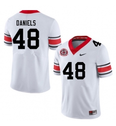 Men #48 Joseph Daniels Georgia Bulldogs College Football Jerseys Sale-40th Anniversary