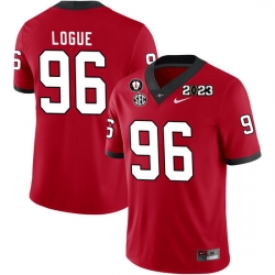 Men #96 Zion Logue Georgia Bulldogs 2022-23 CTP National Championship Football Jerseys