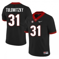 Men Georgia Bulldogs #31 Reid Tulowitzky College Football Jerseys Sale-Black