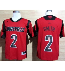 Louisville Cardinals 2 Russ Smith Red College NCAA Jerseys