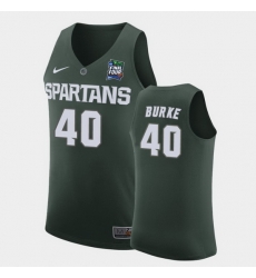 Michigan State Spartans Braden Burke Green 2019 Final Four Men'S Jersey