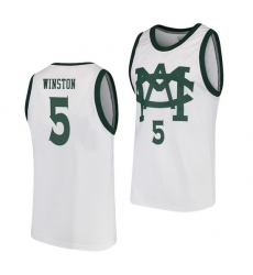 Michigan State Spartans Cassius Winston White Vault Mac Men'S Jersey