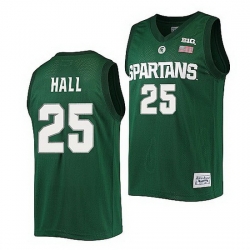 Michigan State Spartans Malik Hall Green Alumni Commemorative Classic Jersey