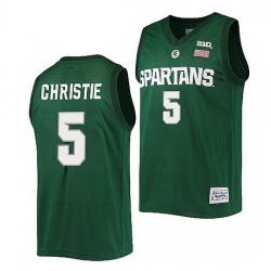 Michigan State Spartans Max Christie Green Alumni Commemorative Classic Jersey