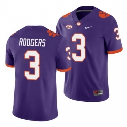 Clemson Tigers Amari Rodgers Purple College Football Men'S Jersey