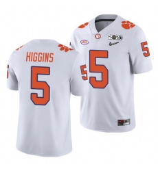 Clemson Tigers Tee Higgins White College Football Men'S Jersey