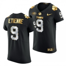 Clemson Tigers Travis Etienne Black Golden Edition Jersey