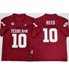 Men Texas A 26M Aggies Lions 10 Marcel Reed Red 2025 F U S E Stitched Jersey Men Texas A 26M Aggies Lions 10 Marcel Reed Red 2025 F U S E Stitched Jersey