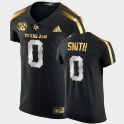 Men Texas A&M Aggies Ainias Smith Golden Edition Black Authentic Jersey