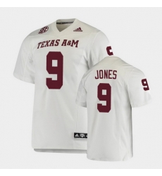 Men Texas A&M Aggies Hezekiah Jones College Football White Premier Jersey