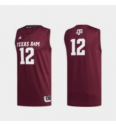 Men Texas A&M Aggies Maroon Swingman Basketball Jersey