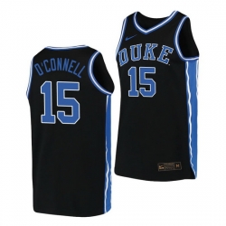 Duke Blue Devils Alex O'Connell Black Replica Men'S Jersey