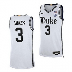 Duke Blue Devils Tre Jones The Brotherhood 2021 22 Alumni Limited Jersey