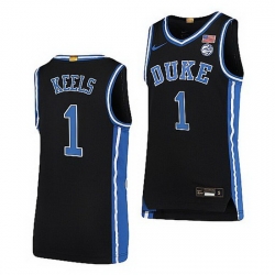 Duke Blue Devils Trevor Keels Black College Basketball 2021 22Limited Jersey