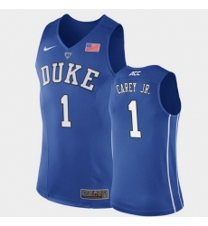 Duke Blue Devils Vernon Carey Jr. Royal Authentic Men'S Jersey