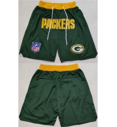 Men Green Bay Packers Navy Shorts