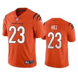 Nike Bengals 23 Daxton Hill Orange 2022 NFL Draft Vapor Untouchable Limited Jerse