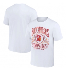 Men Tampa Bay Buccaneers White X Darius Rucker Collection Vintage Football T Shirt