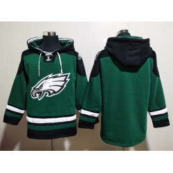 Philadelphia Eagles Green Sitched Pullover Hoodie Blank