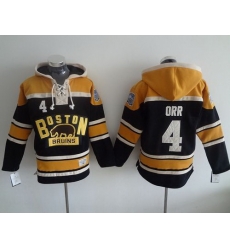 Men Boston Bruins 4 Bobby Orr Black 2016 Winter Classic NHL Hoodie