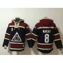 Men Colorado Avalanche 8 Cale Makar Stitched Hoody