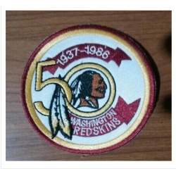 Stitched NFL Washington Redskins 1937-1986 50TH Patch