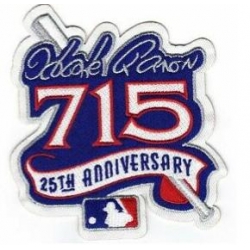 12 pcs MLB 715 25th anniversary baseball Patch