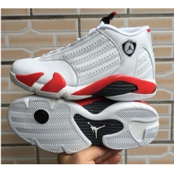 Air Jordan 14 Retro White Red Men Shoes