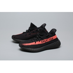 adidas Yeezy Boost 350 V2 Core Black Red Men Shoes