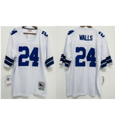 Mitchell and Ness Dallas Cowboys 24 Everson Walls Authentic White 1995 Throwback NFL Jersey Mitchell and Ness Dallas Cowboys 24 Everson Walls Authentic White 1995 Throwback NFL Jersey