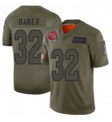 Men Arizona Cardinals 32 Budda Baker Limited Camo 2019 Salute to Service Football Jersey