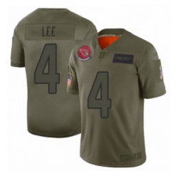 Men Arizona Cardinals 4 Andy Lee Limited Camo 2019 Salute to Service Football Jersey